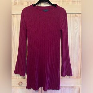 American Eagle knit sweater dress size XS color red